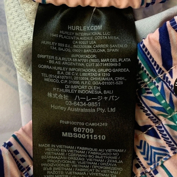 Hurley Men's Hybrid Swim Shorts 17” Length XXL NWT - Picture 10 of 11